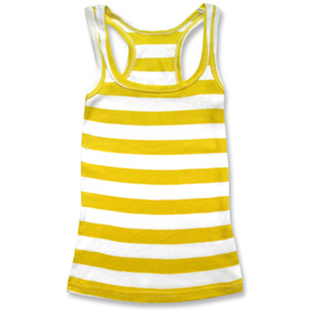 Yellow Stripes Tank Top