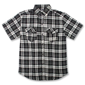 Just Got Black Plaid Shirt