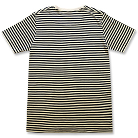 BACK - Stripey, Dark Blue Top