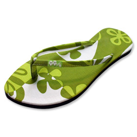 BACK - Green Says Go Slipz Footwear